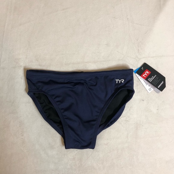 Blue TYR double lined swim brief

Size 30 - Picture 1 of 4